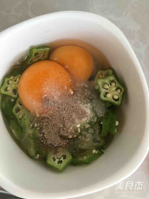 秋葵鸡蛋煎饼