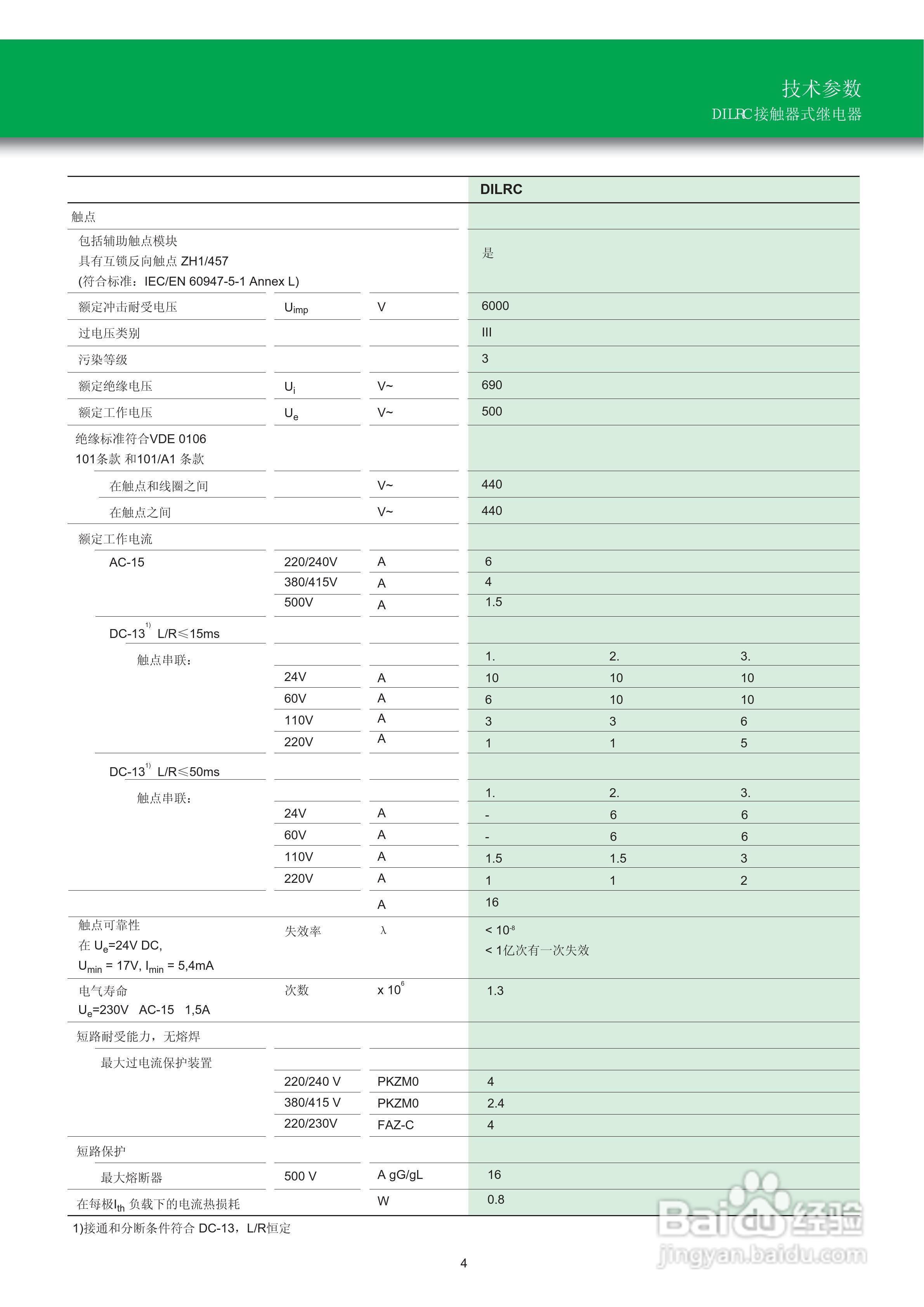 Moeller（穆勒）接触器与过载继电器C系列说明书:[1]