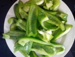 青椒腊肉的做法