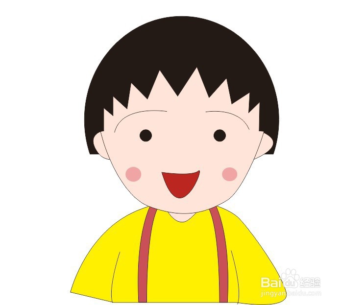 用CDR软件绘制一张小丸子矢量图