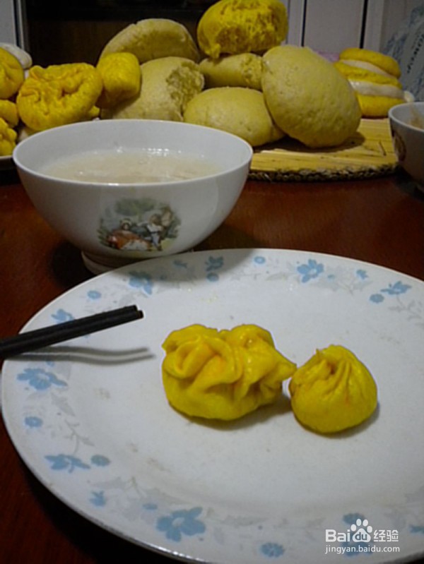 珍珠南瓜 香菇猪肉 小笼包