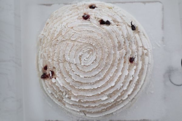 免揉全麦奶酪蔓越莓欧包