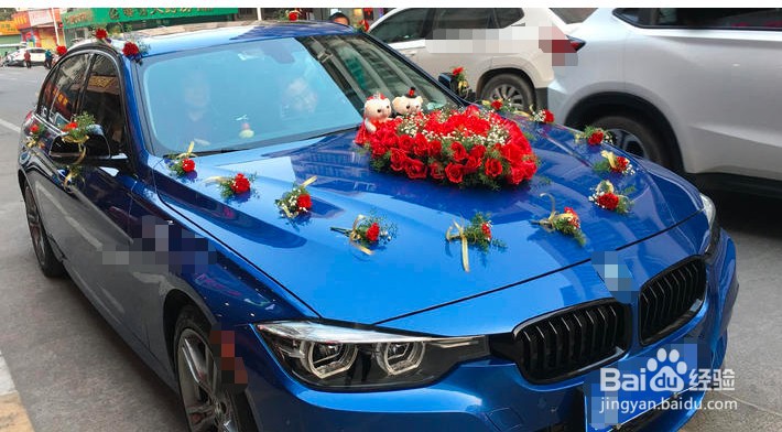 婚车扎花怎么扎