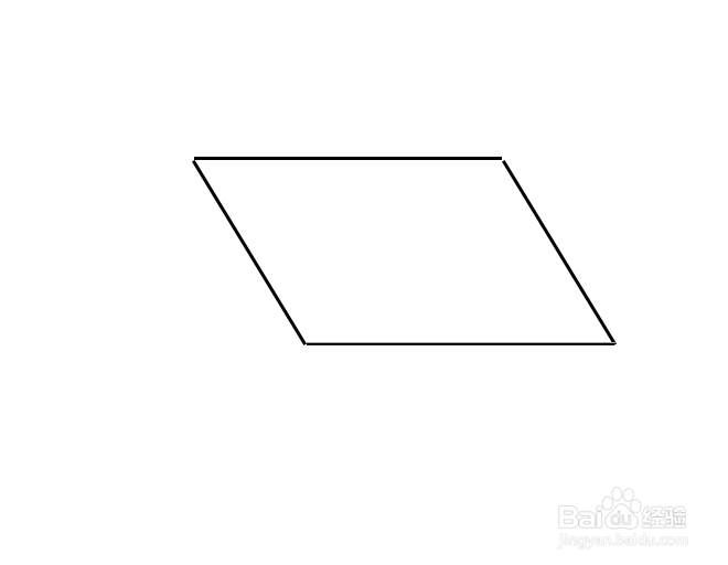 小学平行四边形的画法图片