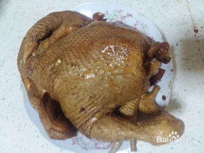 微波炉烤鸡做法。皮焦肉嫩