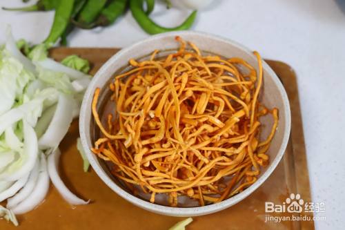 虫草花白菜汤 百度经验