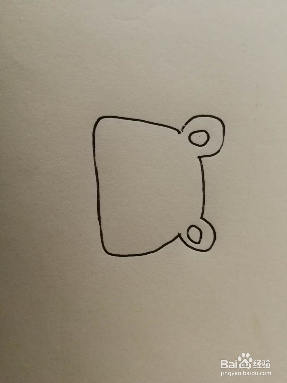 简笔画花边老虎