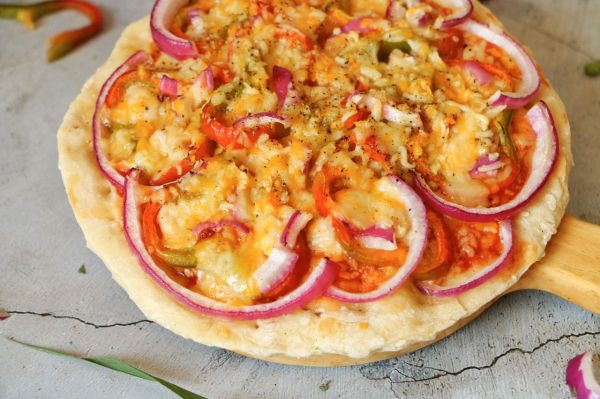 简单美味鸡肉披萨