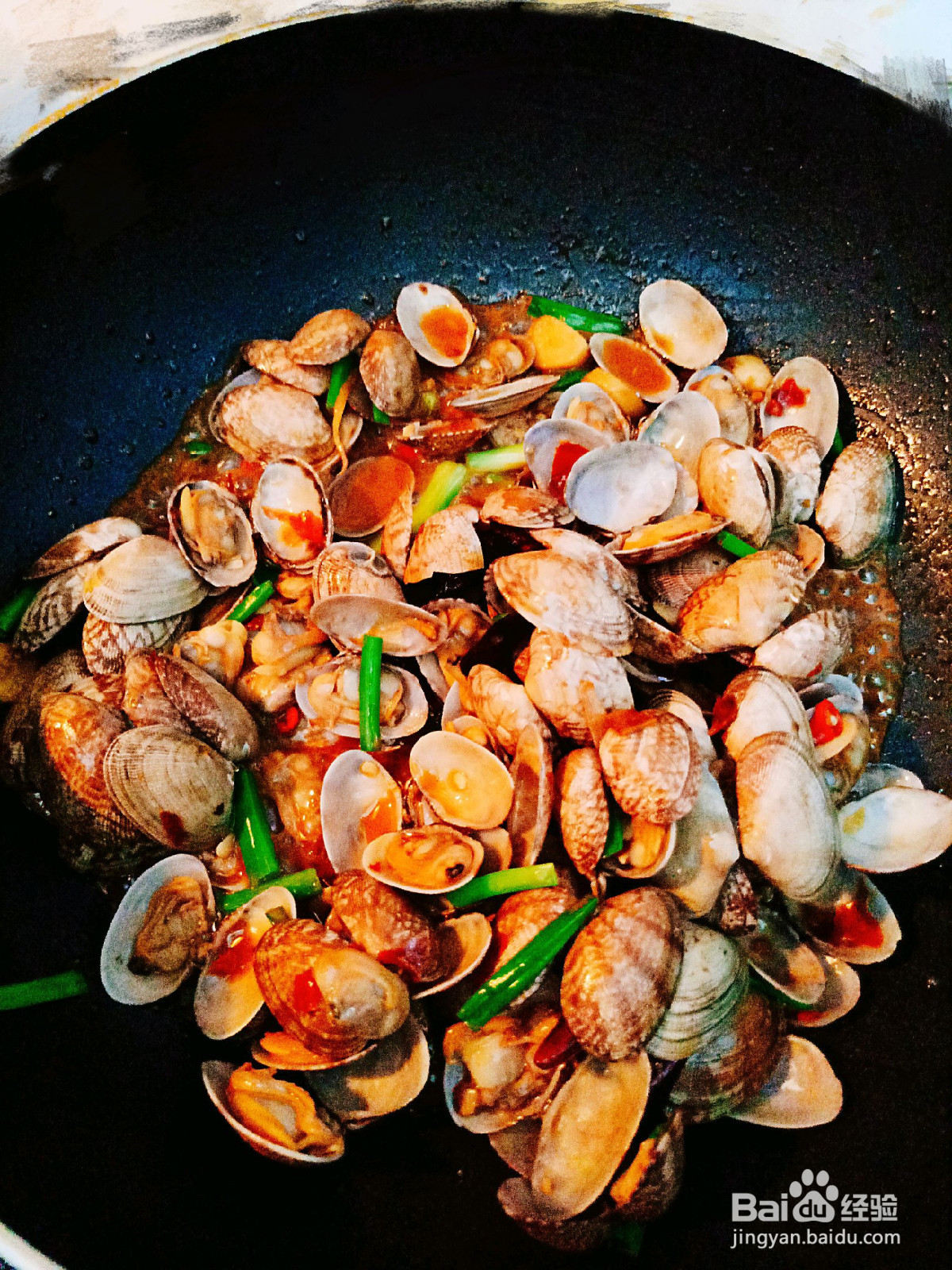 辣炒花甲花蛤的做法