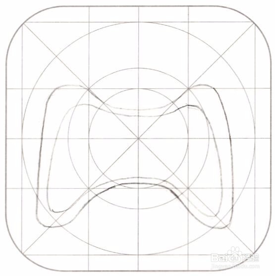 如何画一个拟物化风格的游戏手柄图标