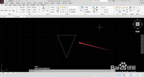 cad标注三角形△怎么画