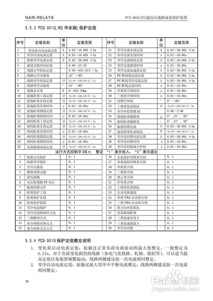 南瑞PCS-901G(F)超高压线路成套保护装置使用说明书:[7]