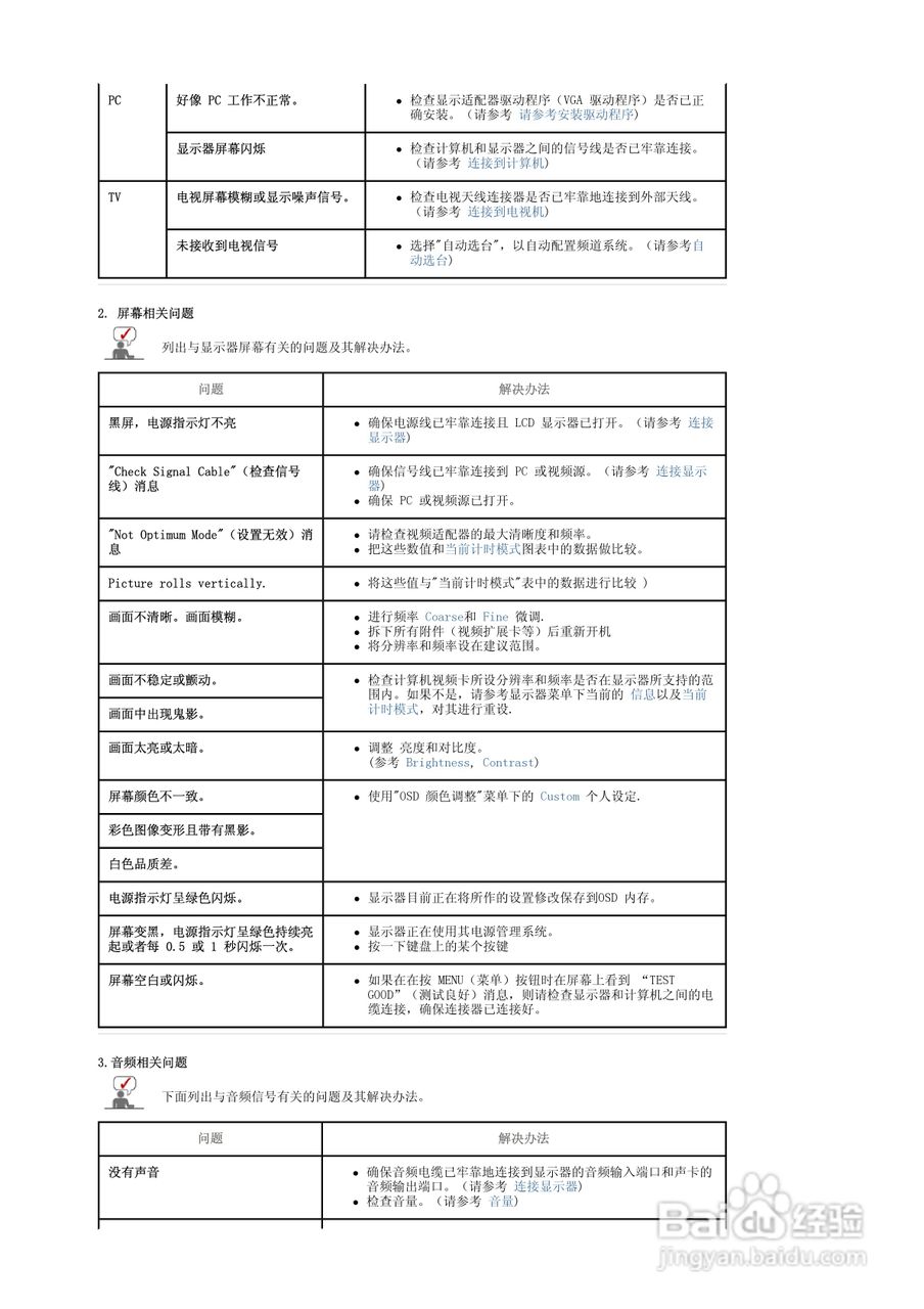 三星932MW液晶显示器使用说明书:[5]