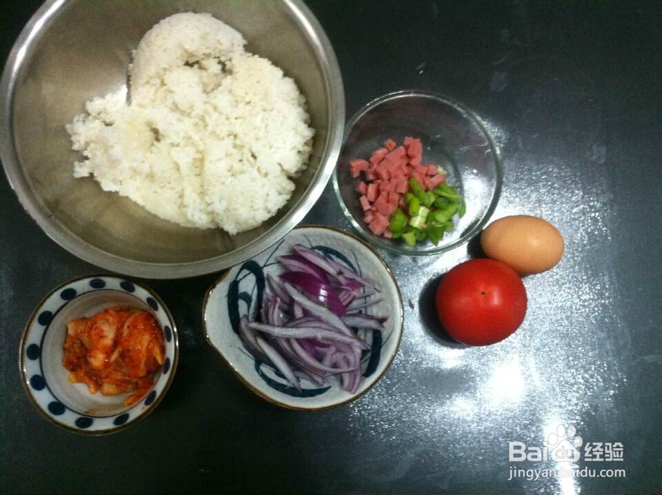 我爱带便当之辣白菜炒饭