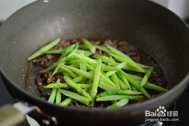 教你做芦笋牛肉丝