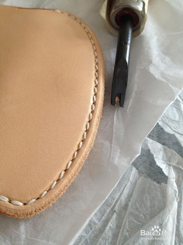手工牛皮包制作教程
