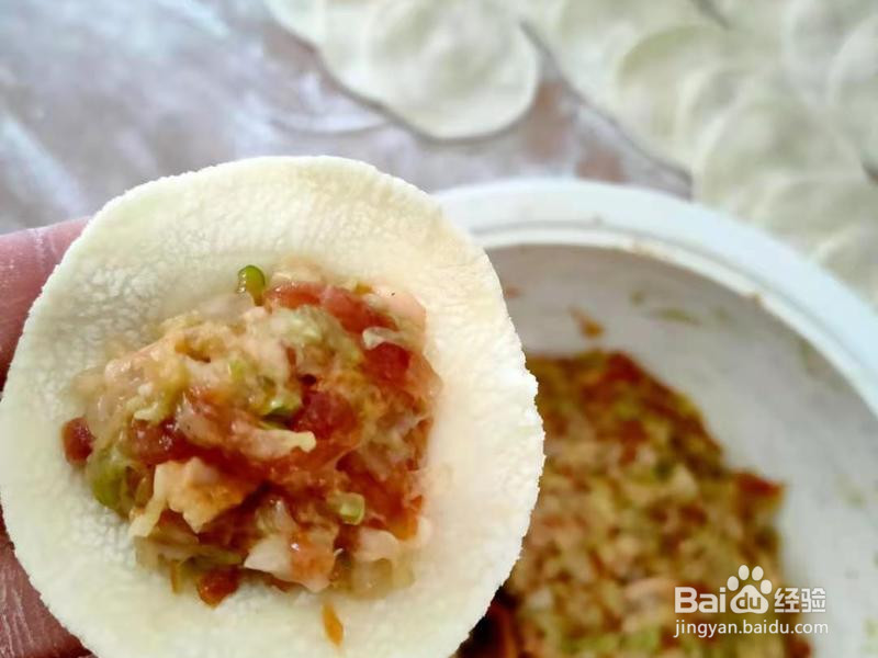 圆白菜猪肉水饺的做法