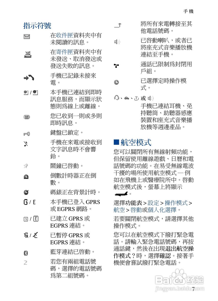 诺基亚7373手机使用说明书:[3]