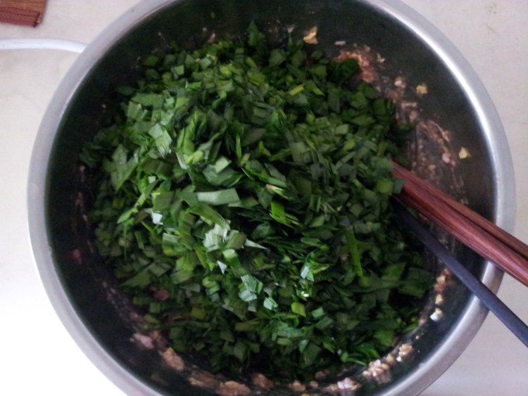 韭菜鸡蛋猪肉饺，吃一口让你爱上它