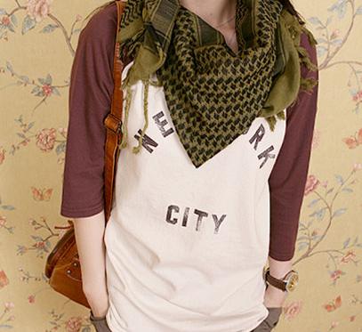 献给美女——近百种围巾的系法和搭配