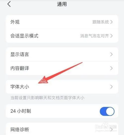 飞书软件如何设置字体大小