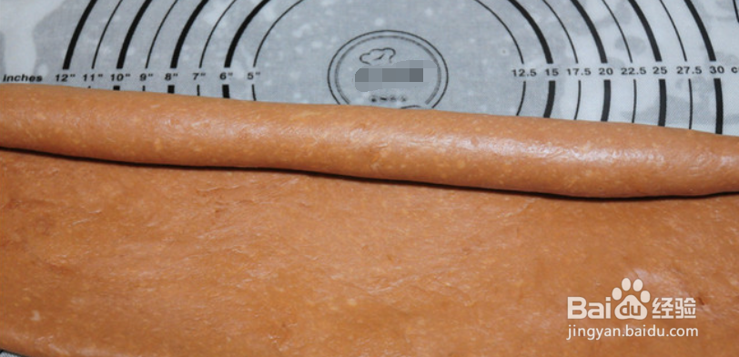 混搭风格~双色南瓜包的做法