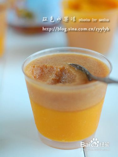 轻松自制百分百纯果汁果冻【双色水果冻】