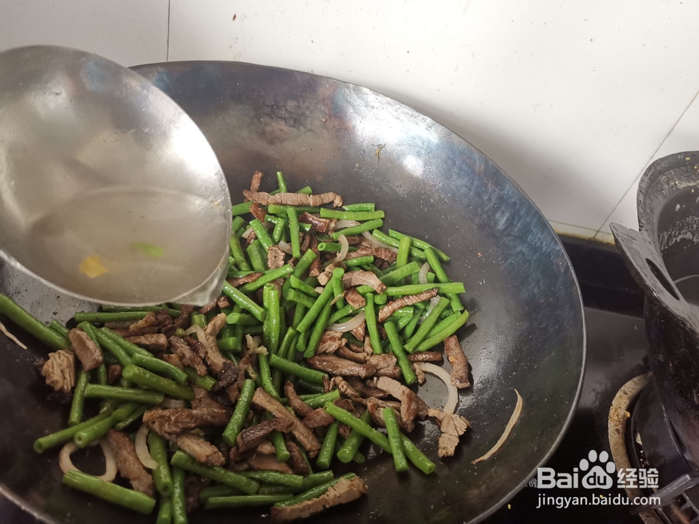 猪肉丝炒豇豆