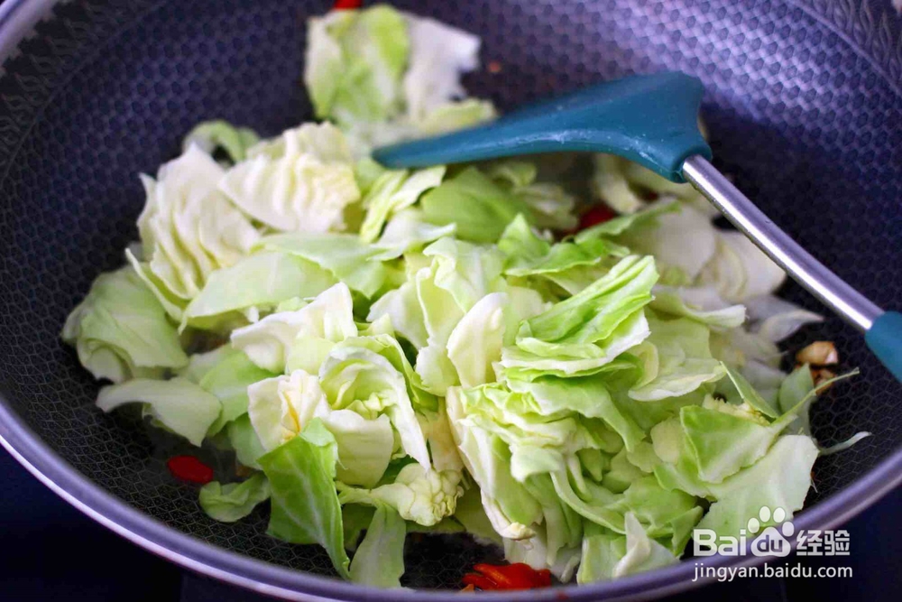 蒜香手撕包菜粉条