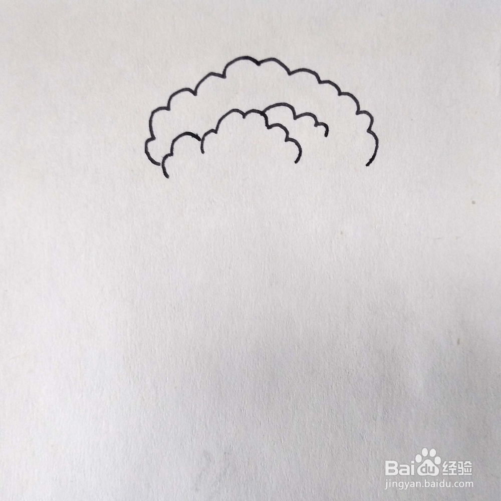 怎么画天空之城动画片中的悬浮的城市简笔画