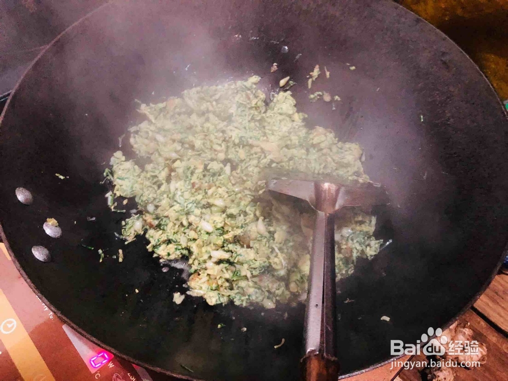 荞头炒鸡蛋的做法