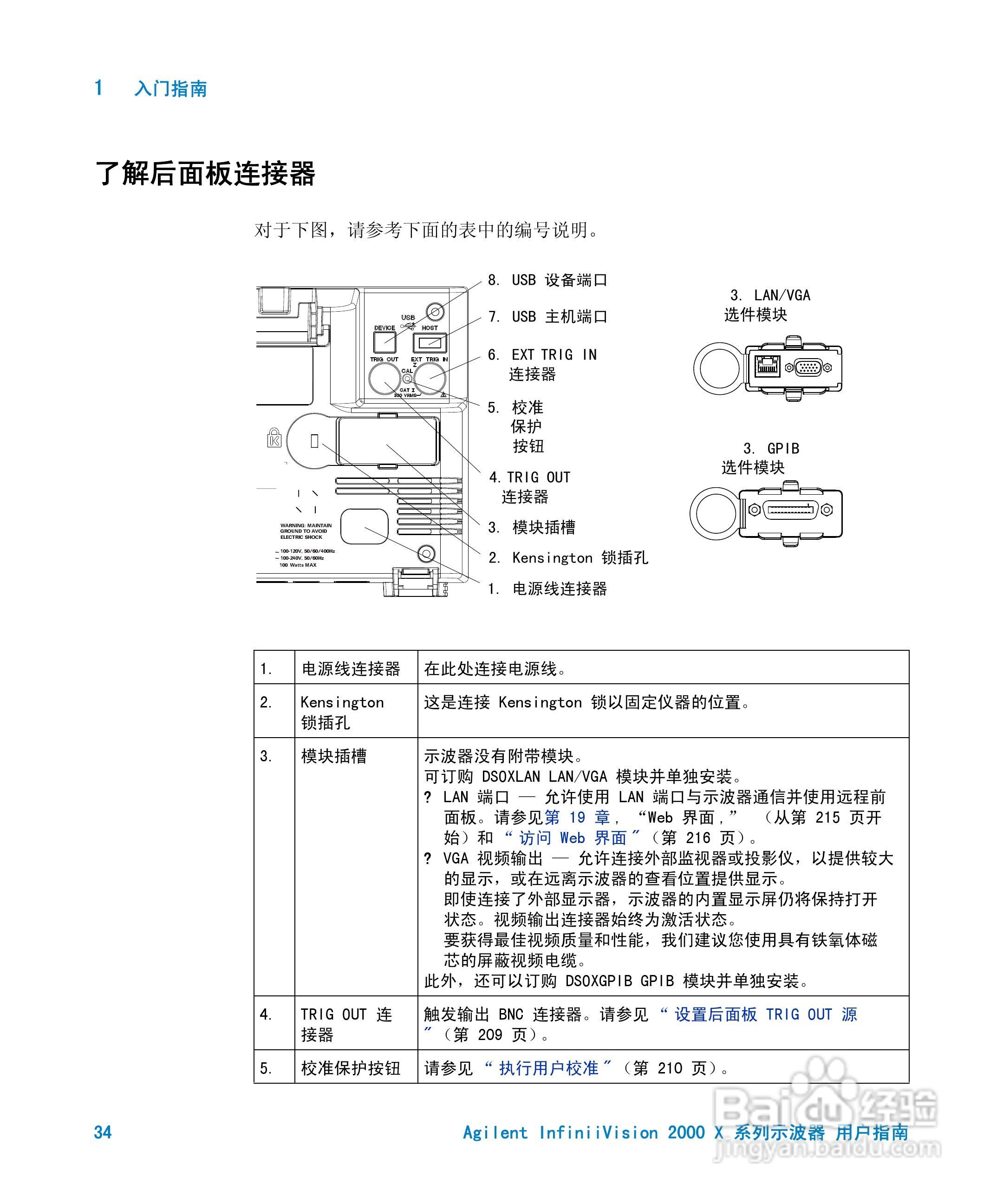 安捷伦InfiniiVision DSO-X 2024A示波器用户指南:[4]