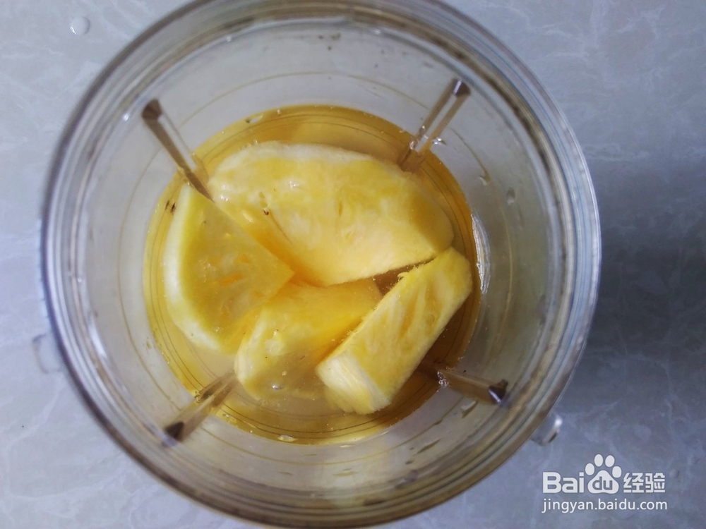 自做的菠萝松糕