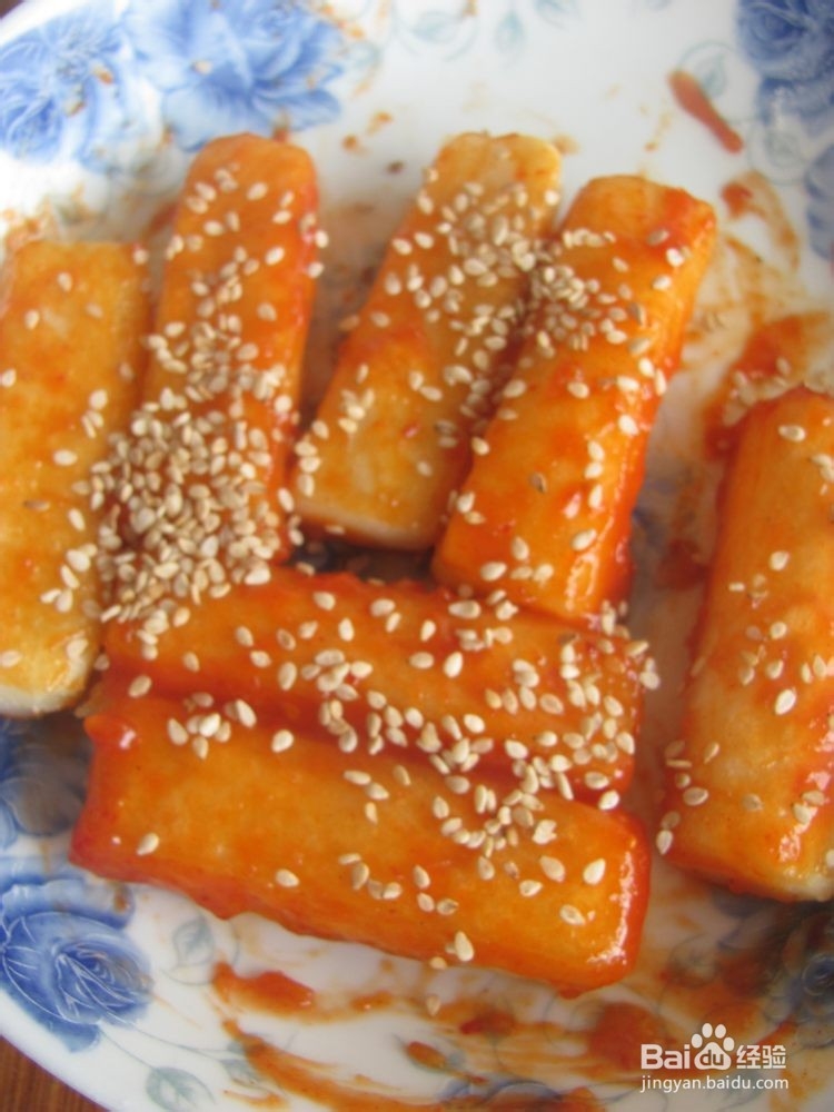 教你制作韩国煎年糕