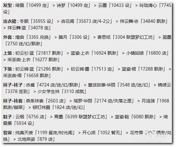 奇迹暖暖第十章高分S搭配攻略 第10章公主级S级