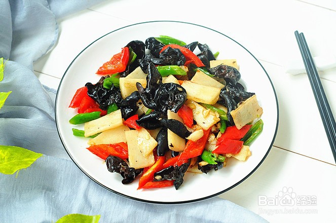 木耳山药的做法