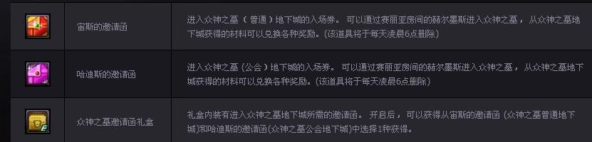 dnf众神之墓活动任务详细介绍