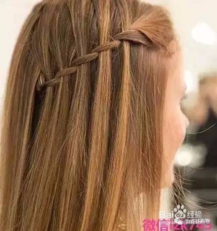 怎样编瀑布发型