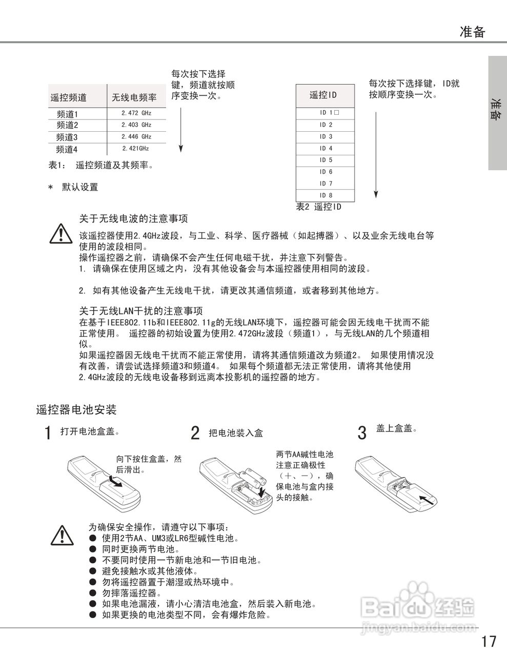 EIKI爱其 LC-X6投影机说明书:[2]