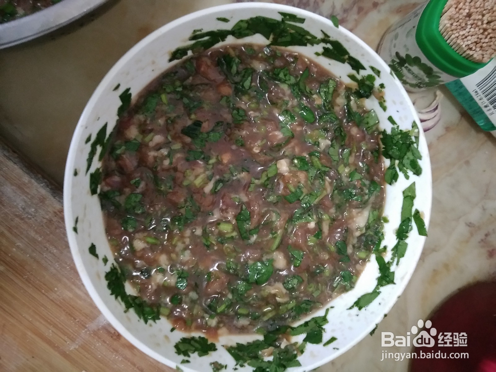 发面猪肉香菜包