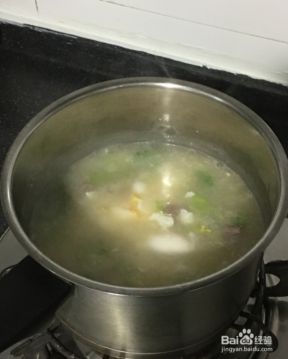 怎样做窝蛋瘦肉粥？