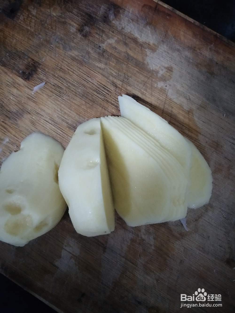 土豆片的切法及去淀粉