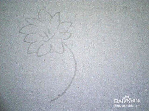 简笔画美丽的花该怎么画