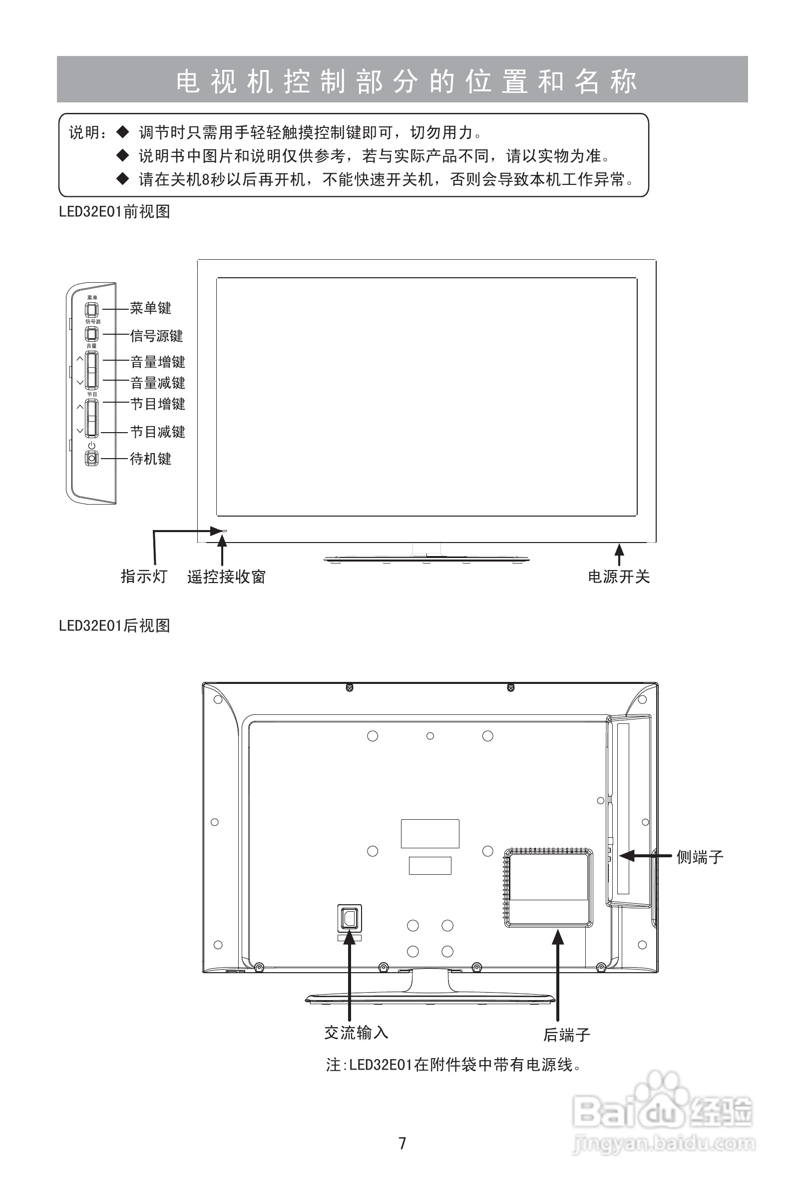 海信LED42E01液晶彩电使用说明书:[1]