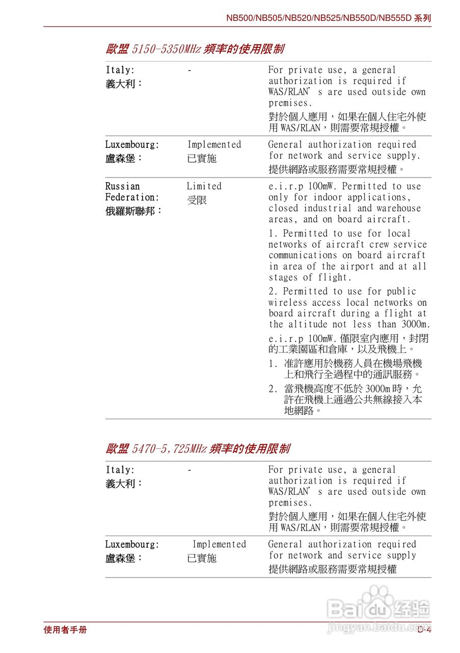 东芝NB500笔记本电脑使用说明书:[11]