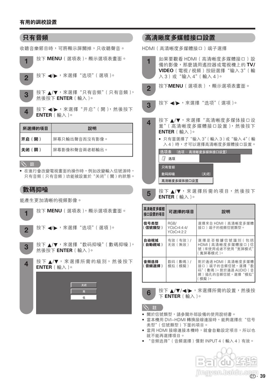 声宝LC-42P7H型液晶电视机说明书:[5]