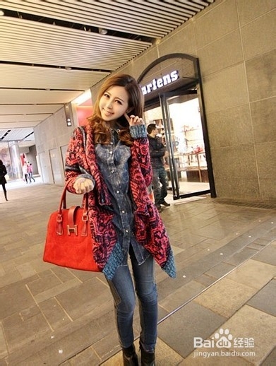 冬季女装搭配 毛衣外套穿出日韩风格