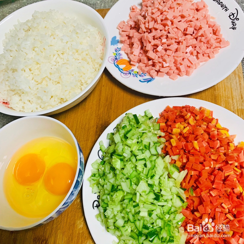 学习做扬州炒饭