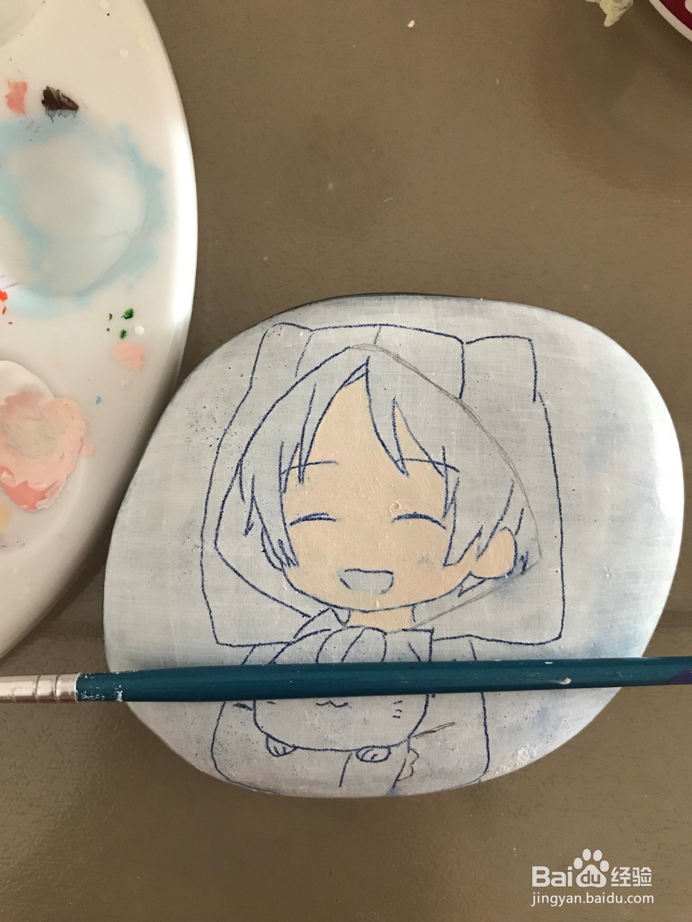 怎么画石头画夏目友人帐