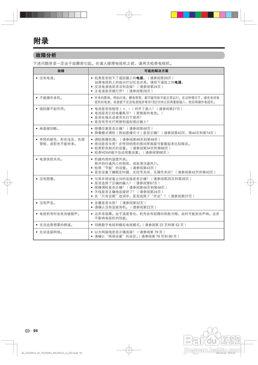 厦普LCD-80LX842A液晶彩电使用说明书:[10]